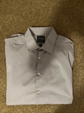 Madison Men's Dress Shirt - Light Gray